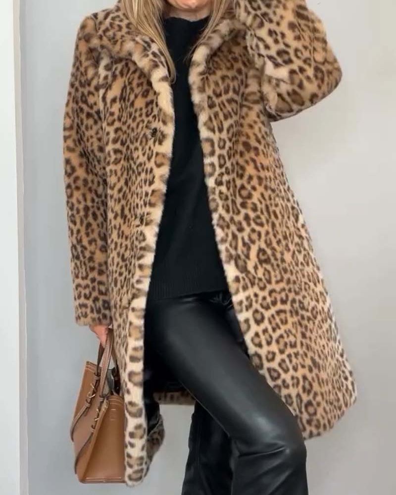 Chiarina | Long Leopard Jacket