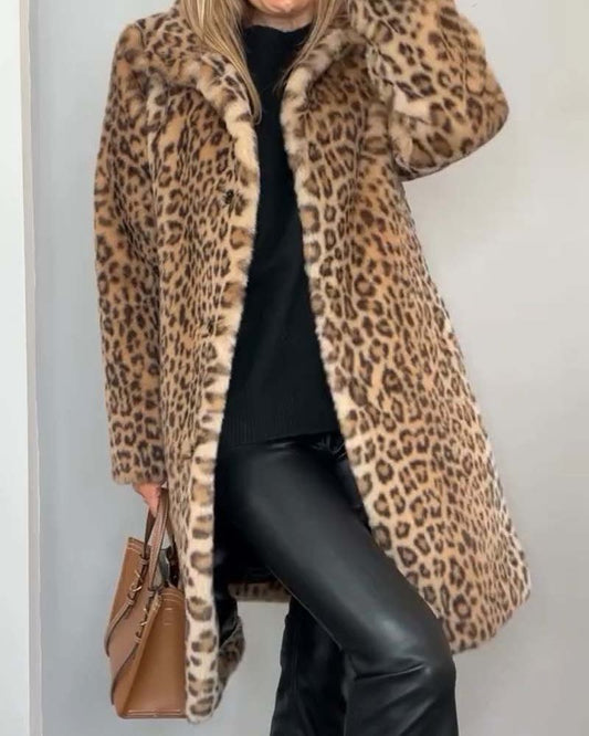 Chiarina | Long Leopard Jacket