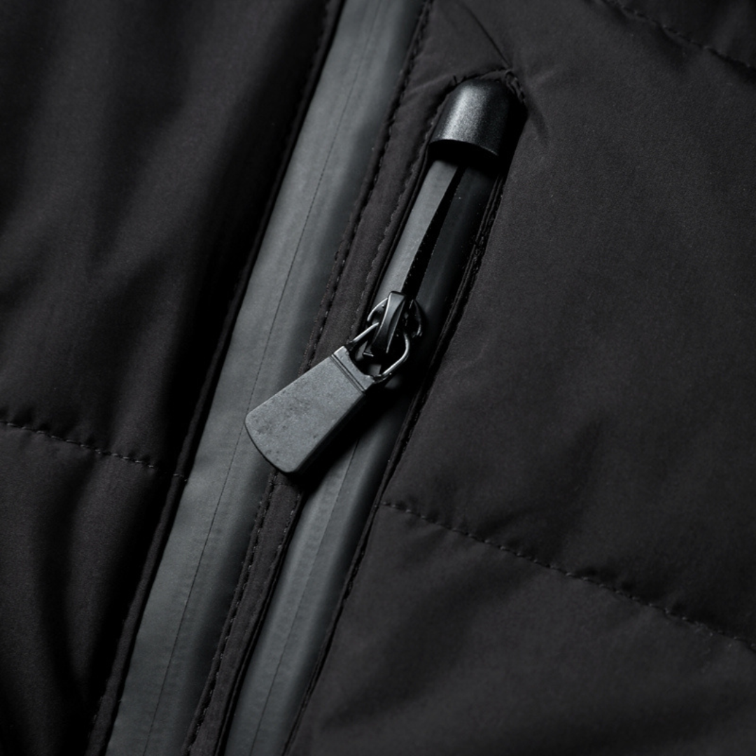 Georgia | Premium Insulated Black Ski Jacket