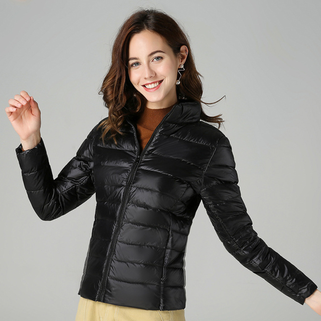 Amaris | Ultralight Jacket with White Duck Feathers