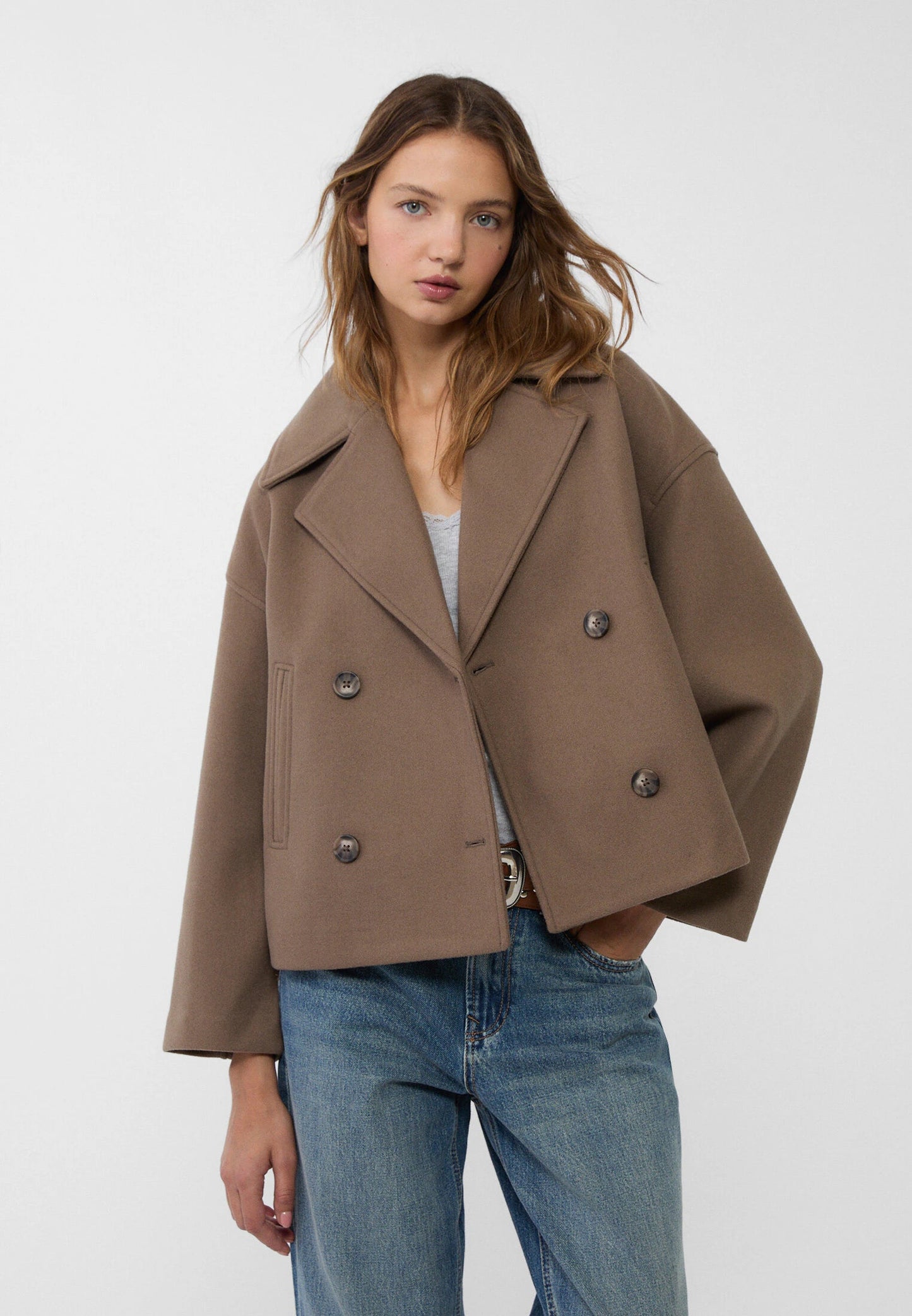 Alaia | Short Double Breasted Coat