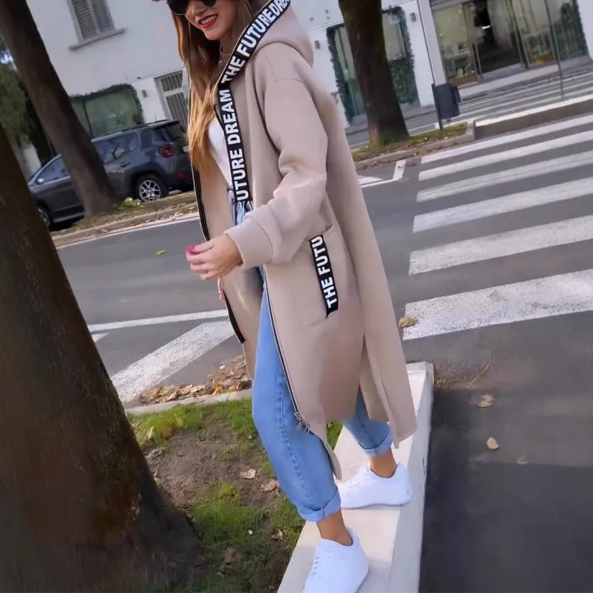 Chiara | Comfortable Oversized Hoodie Coat