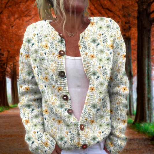 Marfisa | Floral Print Cardigan