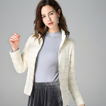 Amaris | Ultralight Jacket with White Duck Feathers