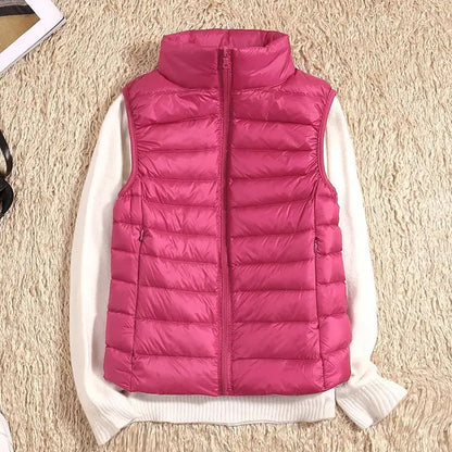 Milcah | Ultra Light Down Sleeveless Puffer Vest
