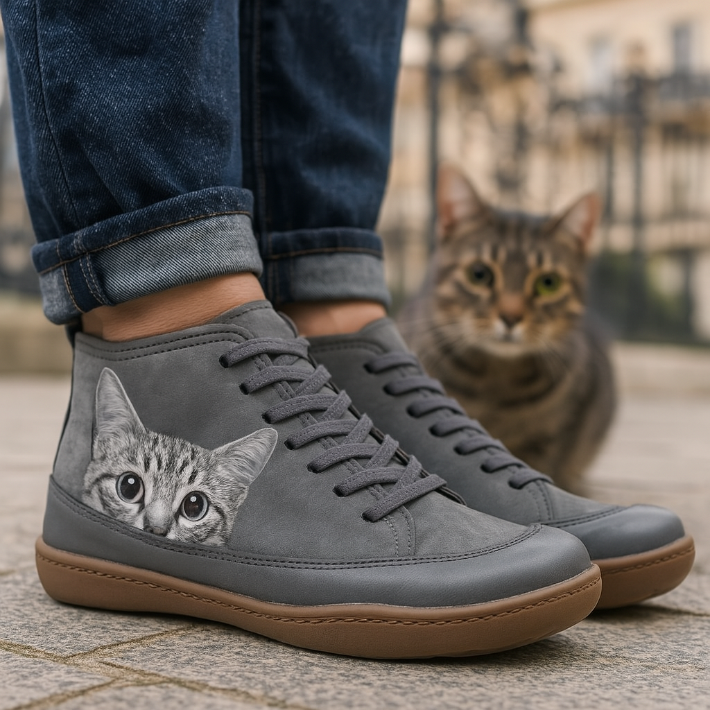 🐾 The Purrfect Step – Orthopedic Cat Lover Sneaker