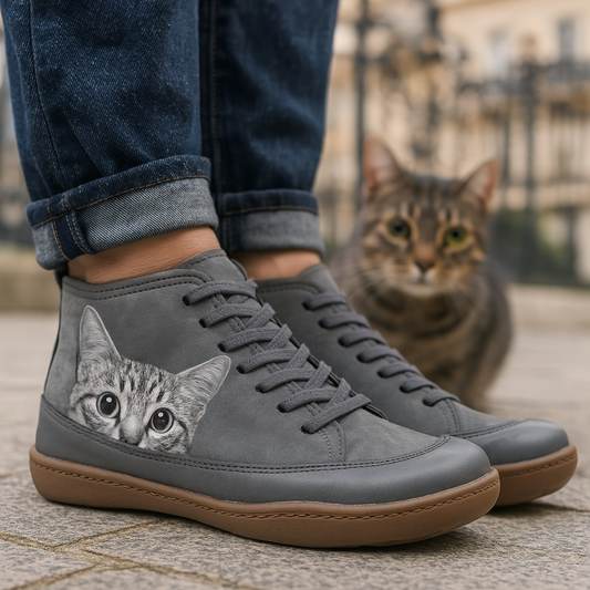 🐾 The Purrfect Step – Orthopedic Cat Lover Sneaker