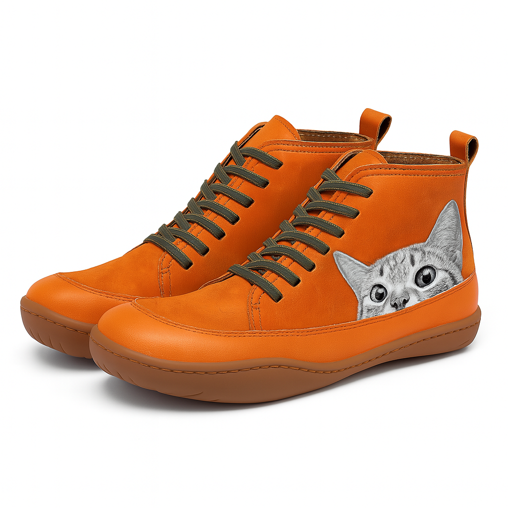 🐾 The Purrfect Step – Orthopedic Cat Lover Sneaker
