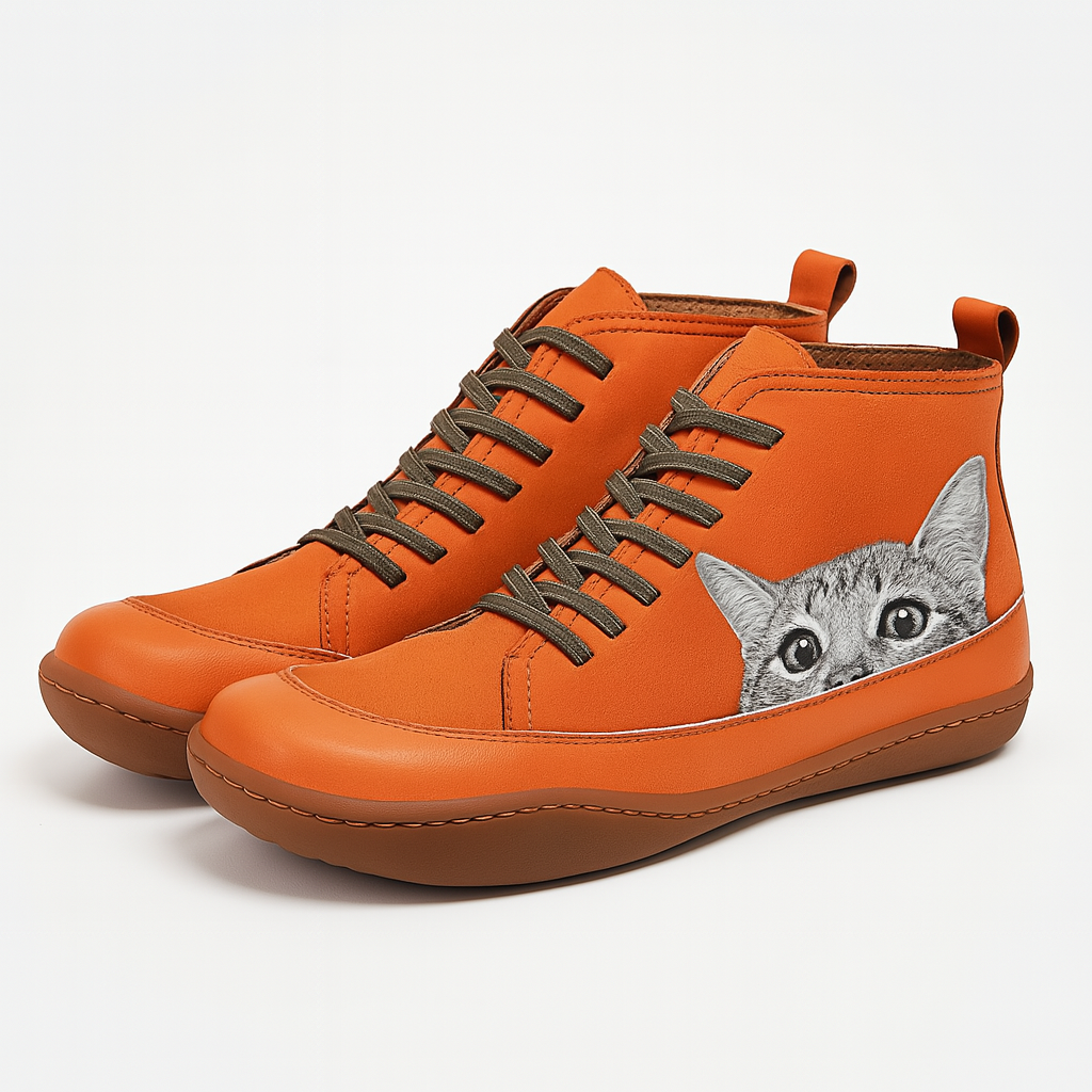 🐾 The Purrfect Step – Orthopedic Cat Lover Sneaker