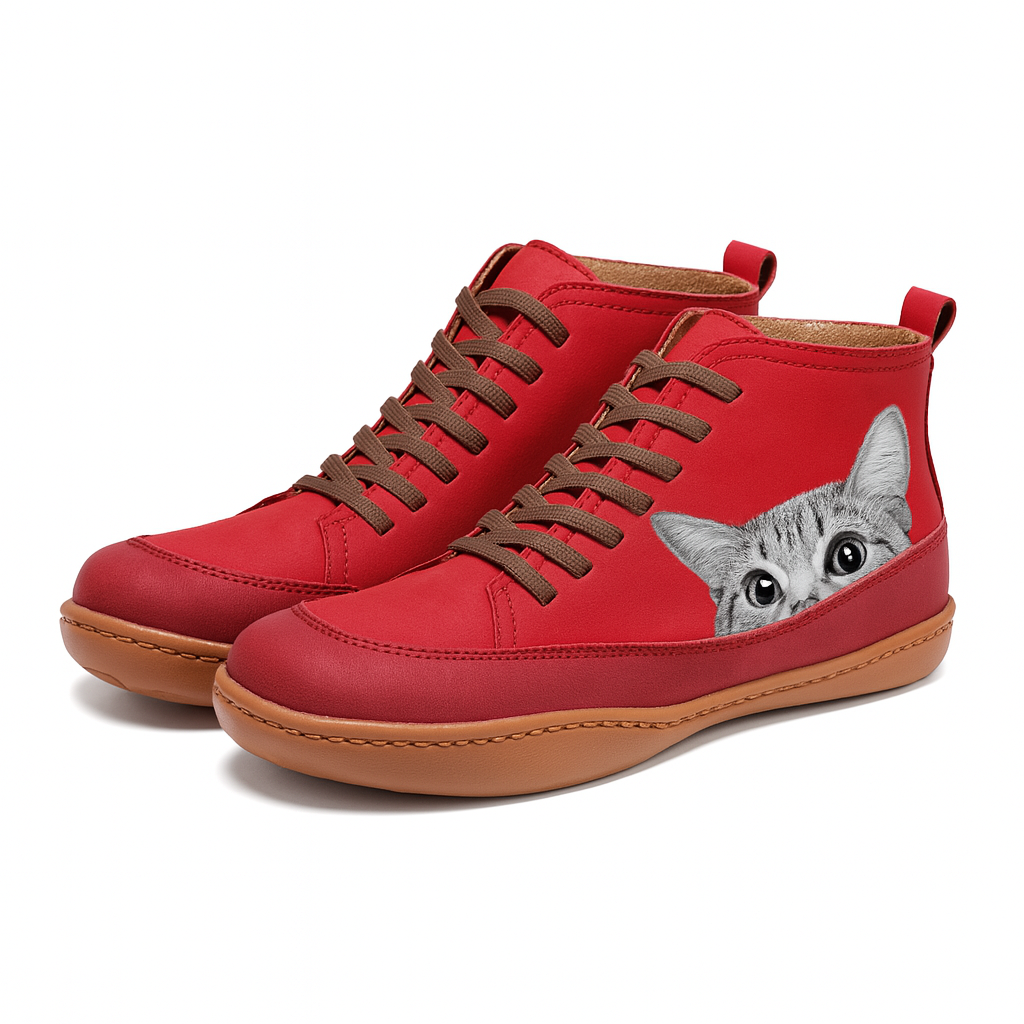 🐾 The Purrfect Step – Orthopedic Cat Lover Sneaker