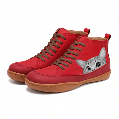 🐾 The Purrfect Step – Orthopedic Cat Lover Sneaker