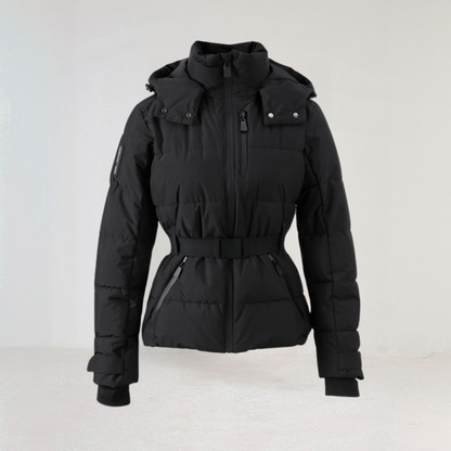 Georgia | Premium Insulated Black Ski Jacket