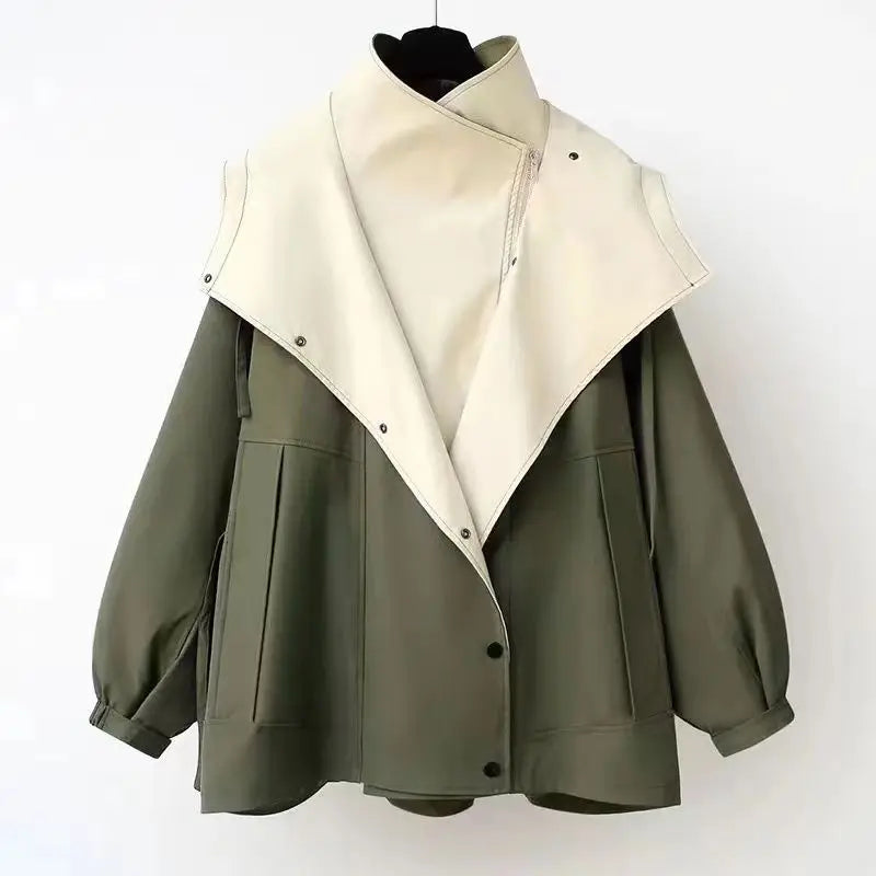 Clemence | Trendy Hooded Windbreaker Coat