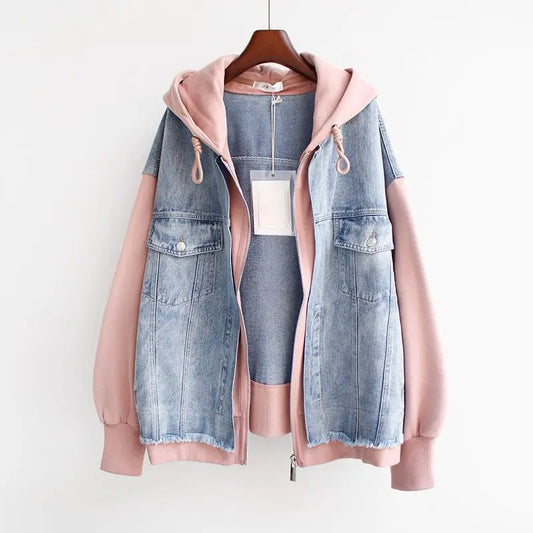 Claretta | Denim Hoodie Jacket