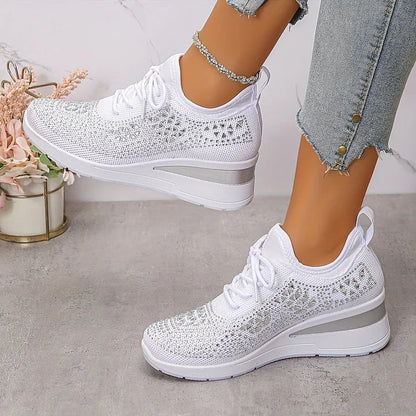 Romee | Orthopedic Sneakers with Sparkling Rhinestones