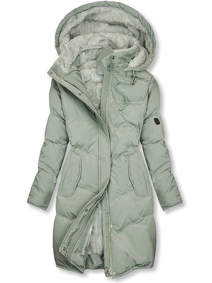 Magrite | Long Hooded Puffer Jacket